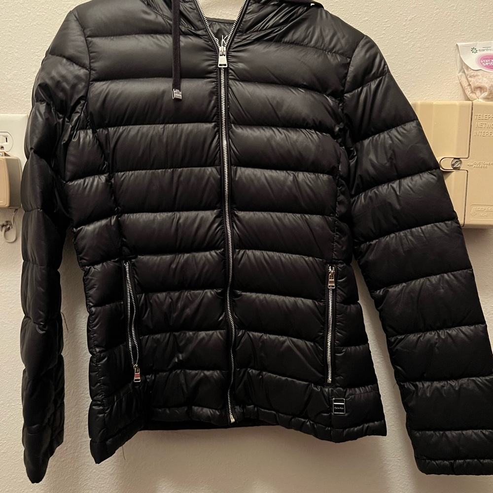 Calvin Klein Black Puffer Jacket XS